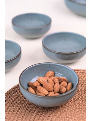 Mavi 4'lü Kase Seti, 10 Cm, Şık ve Kullanışlı, Modern Tasarım