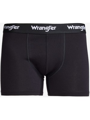 Wrangler Regular Fit Normal Kesim Siyah Pamuklu Esnek Boxer Erkek İçin Konforlu Seçim
