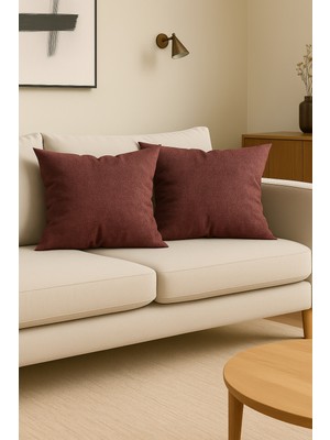 Parlak Mor Kırlent Kılıfı Dekoratif Bohem Soft Koltuk Sırt Yastık Hediyelik Yılbaşı 45X45