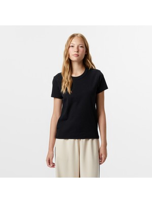 Nautica Kadın Siyah Classic Fit T-Shirt 57V700T.0TB