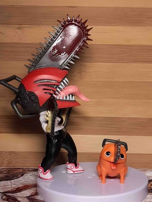 Chainsaw Man Testere Adam Power Anime Pochita Güç Aksiyon Figürü Dekor Biblo Özel Seri