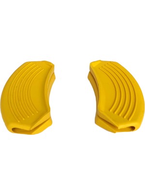 Sgdizayn Silikon Tencere Tava Tutacağı Yanmaz Yapışmaz Tutamaç Set 9 x 4 cm Sarı