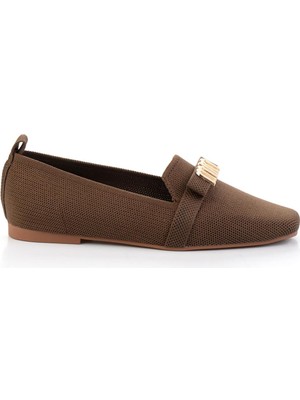 Kahve  Kadın Loafer Ayakkabı K01327020382