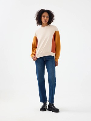 Loft Comfort Straight Comfort Fit Lacivert Kadın Jean Pantolon LF2037063