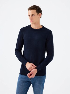 Loft Regular Fit Lacivert Erkek Kazak LF2040477