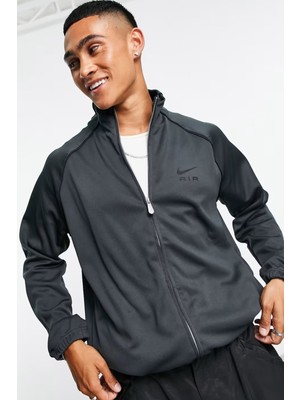 Nike Sportswear Air Polyknit Zip-Up Jacket Erkek Spor Ceket Antrasit