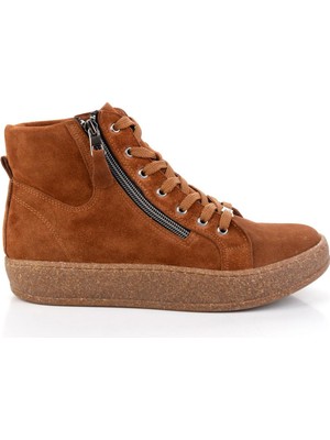 Taba Hakiki Deri Kadın Bot & Bootie K02586010302