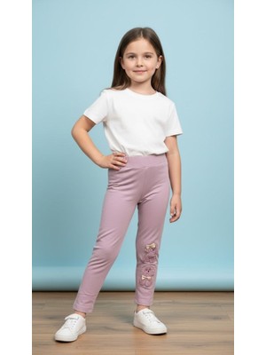 Kız Çocuk Mevsimlik Esnek Rahat Tayt 4-9 Yaş