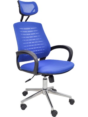 Chairlife Atlas Başlıklı Metal Ayaklı Fileli Ofis Büro Bilgisayar Çalışma Koltuğu Sandalyesi