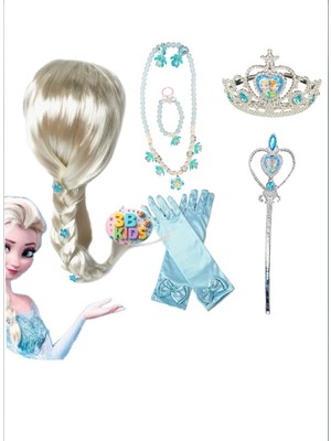 Elsa Frozen Peruk Seti