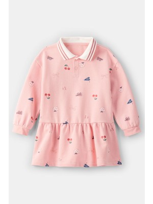 Carter's Kız Çocuk Pembe Elbise Rahat Silüet ve Şık Stil ile Özel Olaylar İçin Uygun