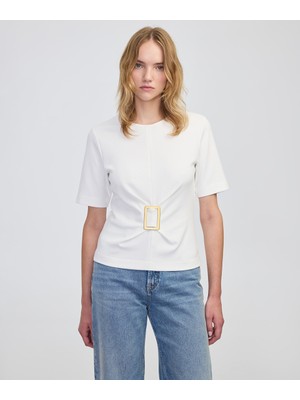 Metal Aksesuarlı Bluz IW6250006077018