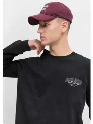 Jack & Jones 12278510 Jjmakota Tee Ine Uzun Kol Tshırt