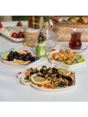 Beyaz Mini Tabak, 2'li Set, Şık ve Kullanışlı Ev Dekorasyonu Ürünü