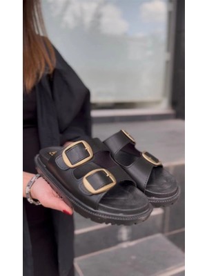 Kbtx-1 Kuback Siyah Günlük Kadın Terlik