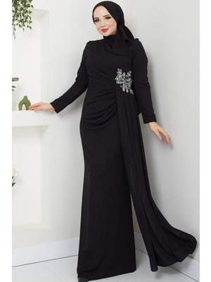 Gözde Tesettür Abiye Siyah
