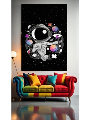 Özkacar Group Çocuk Odası Tasarımları V35 Ev Duvar Salon Güzellik Salonu Ofis Dükkan Dekarasyon Kanvas Tablo