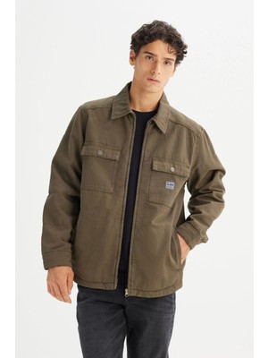 Lee Pamuklu Regular Fit Klasik Yaka Fermuarlı Ceket Erkek Ceket LD542302900 90M