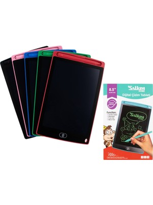 Tablet LCD 8.5 Inç Dijital Kalemli Çizim Yazı Tahtası Grafik Not Yazma Eğitim Tableti