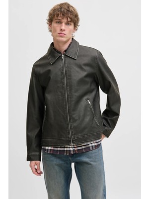 Jack & Jones Jjecasablanca Erkek Deri Mont