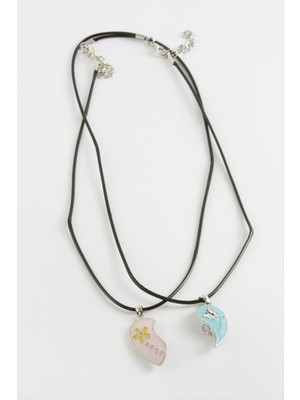 Kalp Arkadaşlık Kolyesi (Çift Kolye)