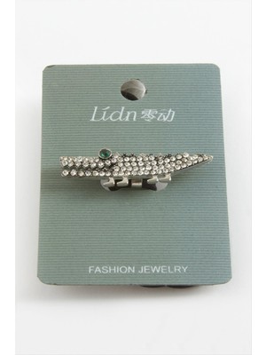 Timsah Taşlı Lastikli Toka