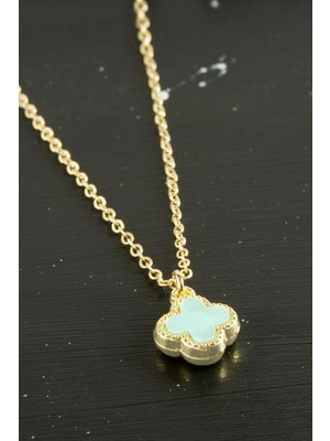 Çiçek Polyester Kolye