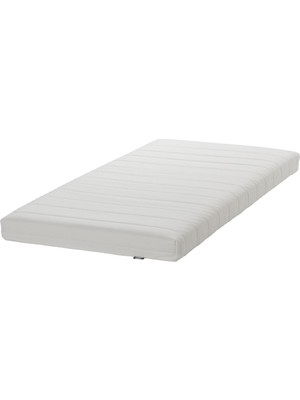 Tek Kişilik Yatak, Beyaz, 90X200 Cm, Orta Sert
