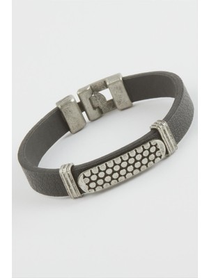Noktalı Suni Deri Bileklik