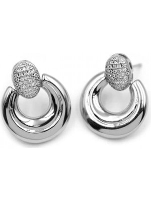 MiraLive Halka Küpe - Gümüş