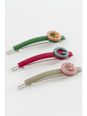 G Harfli Klipsli Toka