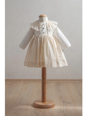 Tongs Baby Bebek Elbise 3918 Açık Sarı