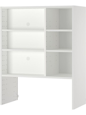 Aspiratör Dolabı Iskeleti, Beyaz, 80X37X100 cm