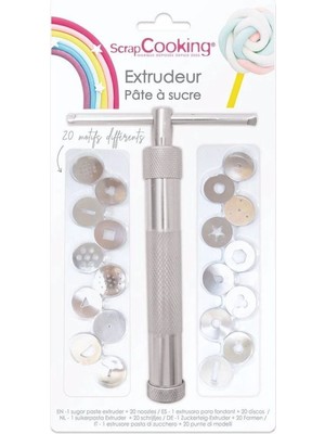 20 Uçlu Profesyonel Şeker Hamuru Tabancası ile Yaratıcı Tatlı Süsleri