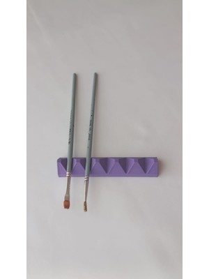 Piramit Uçlu - Fırça Standı – Tezhip & Sulu Boya Için Özel Tasarım