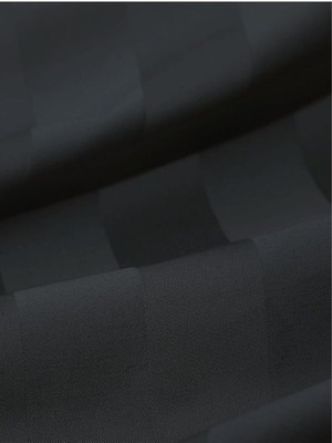 Vessino Home  Pamuk Saten Lastikli Çarşaf Takımı Çizgili Çift Kişilik Beyaz/renkli Otel Tipi Lüx Yastıklı