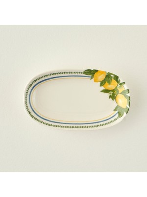 Çok Renkli Porselen Sunum Tabağı, 19 Cm, Şık ve Dayanıklı Tasarım