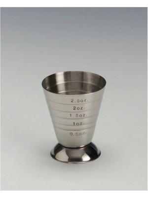 Paslanmaz Ölçekli Jigger 15-75 Ml, Kokteyl ve Şarap Ölçeği