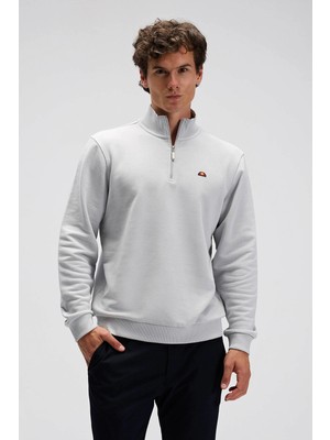 Ellesse Pamuklu Regular Fit Yarım Fermuarlı Dik Yaka Sweat Erkek Sweat EM580