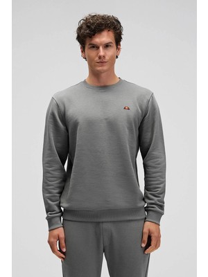 Ellesse Pamuklu Regular Fit Bisiklet Yaka Logolu Sweat Erkek Sweat EM579