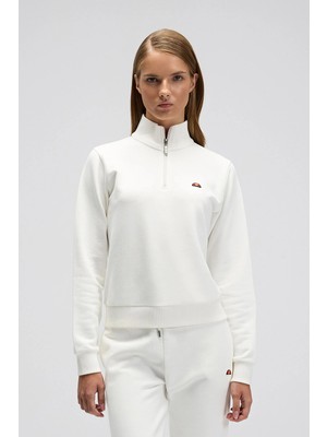 Ellesse Pamuklu Regular Fit Yarım Fermuarlı Dik Yaka Sweat Bayan Sweat EF557