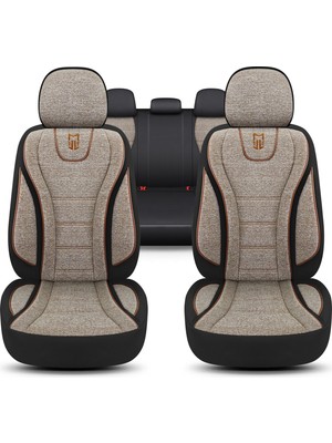 City Serisi Mını Mini Countryman 2010-2017 ile Uyumlu Koltuk Kılıfı, Kahverengi