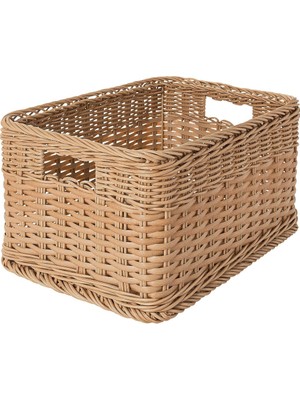Sepet, Plastik Rattan, 25X35X20 cm