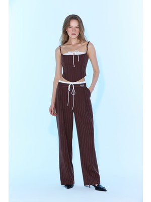 Sagaza Studio SS6041 Kahverengı Bluz