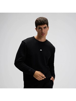 Ellesse EM556-BK Erkek Basic Sweatshirt - Siyah