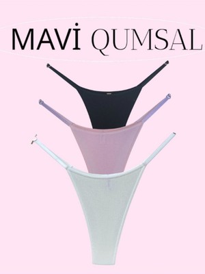 Ribana Halkalı Tanga 3'lü Set