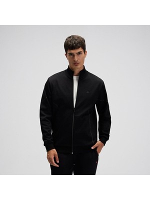 Ellesse EM545-BK Fermuarlı Erkek Sweatshirt - Siyah