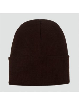 Zengezur Çift Kat 1 Nci Kalite Renkli Bere   Bere Eldiven -Kahverengi