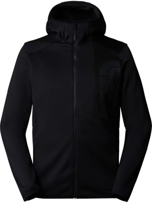 The North Face Erkek Merak Kapüşonlu Sentetik Ceket 2XL Siyah Polar Kumaş ile Yürüyüş İçin Rahat