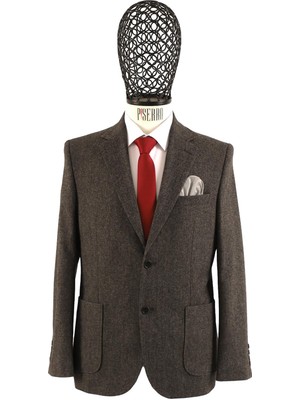 Slim Fit Erkek Tek Ceket